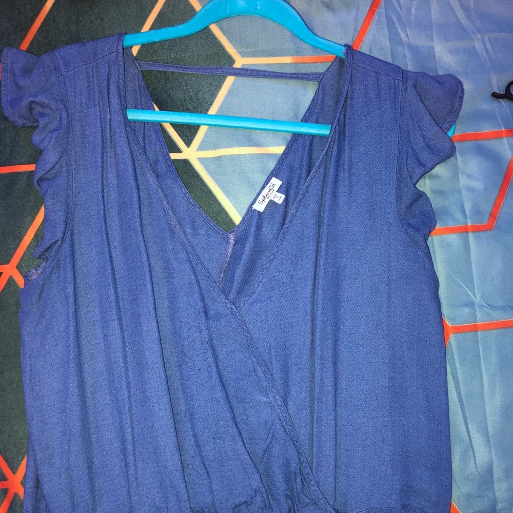 Long chambray dress